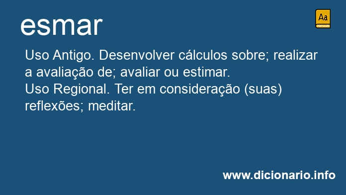 Significado de esmavas