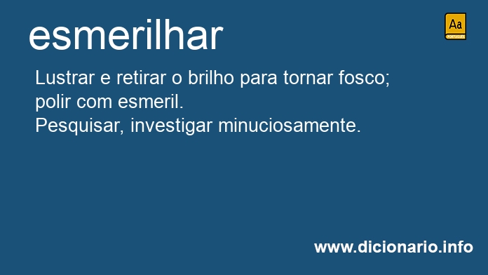 Significado de esmerilhveis