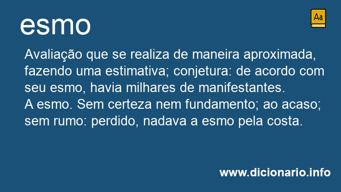 Significado de esmos