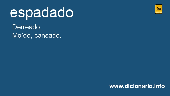 Significado de espadado