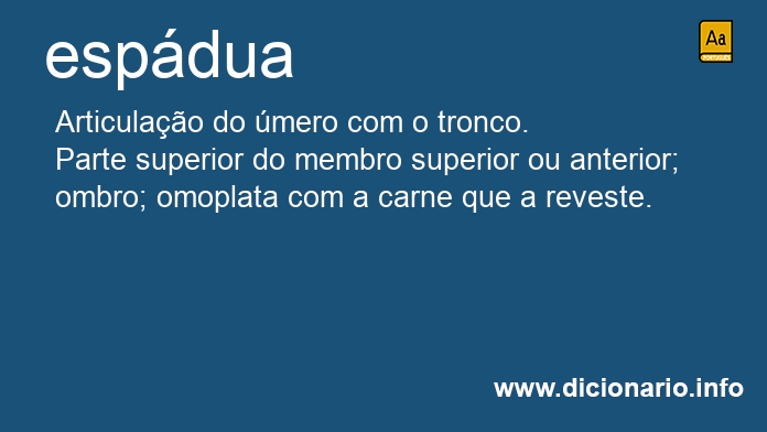 Significado de espdua