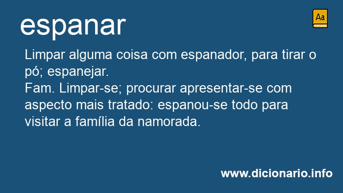 Significado de espanavam
