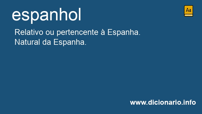 Significado de espanhol