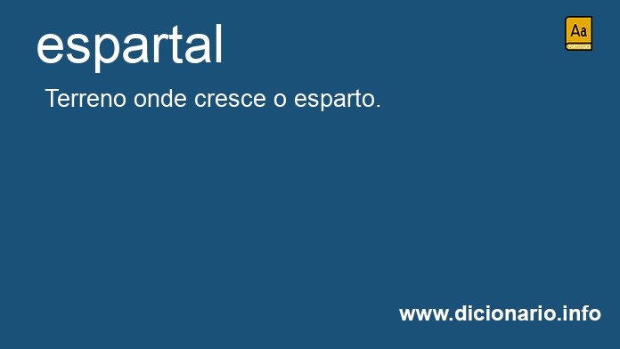 Significado de espartal