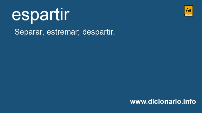 Significado de espartis