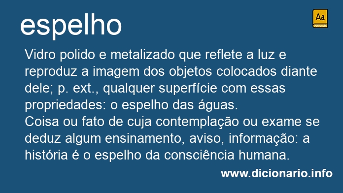 Significado de espelho