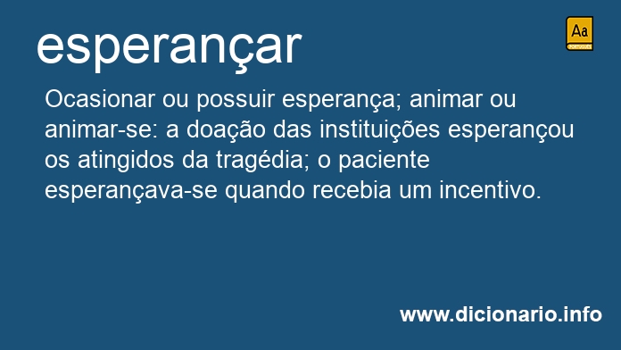 Significado de esperanara