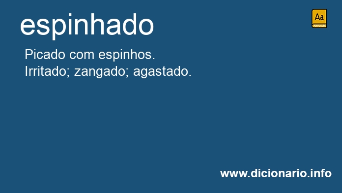 Significado de espinhados