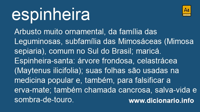 Significado de espinheira