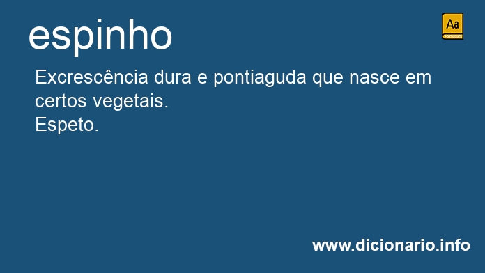 Significado de espinho