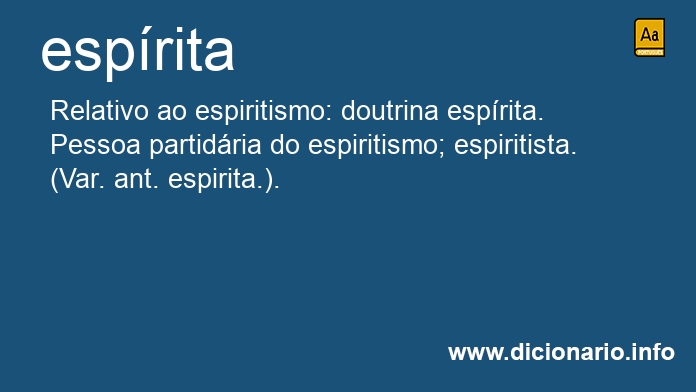 Significado de esprita