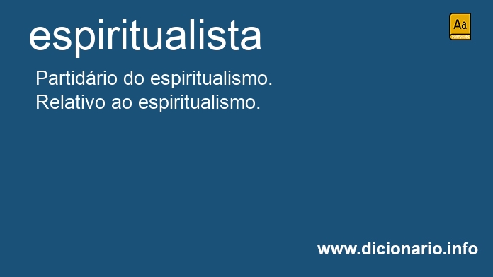 Significado de espiritualista