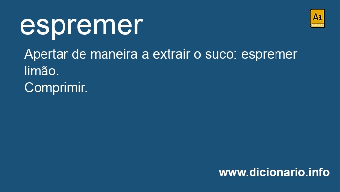 Significado de espremereis