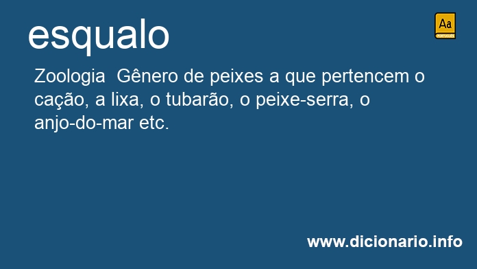 Significado de esquala