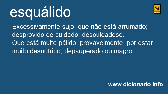 Significado de esqulida