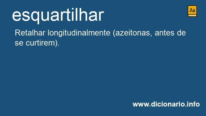 Significado de esquartilha
