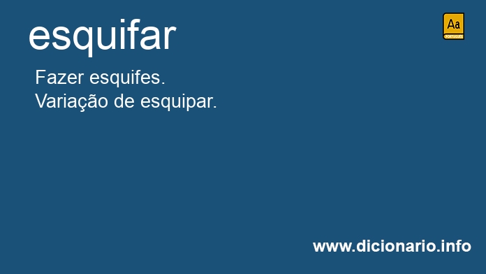 Significado de esquifes