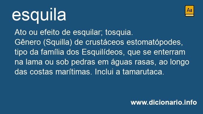 Significado de esquila