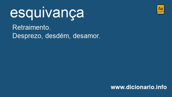 Significado de esquivana