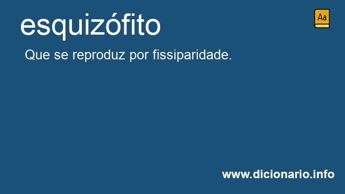 Significado de esquizfito