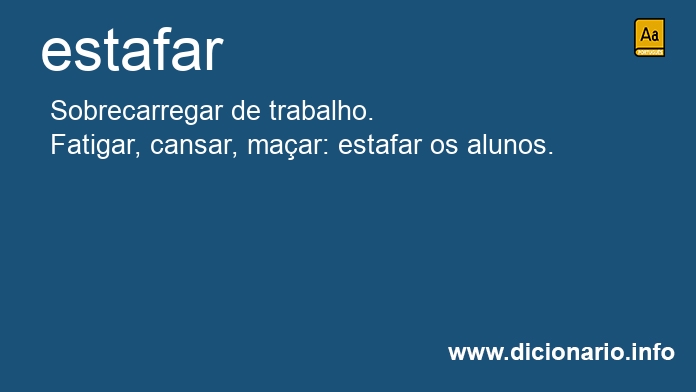 Significado de estafars