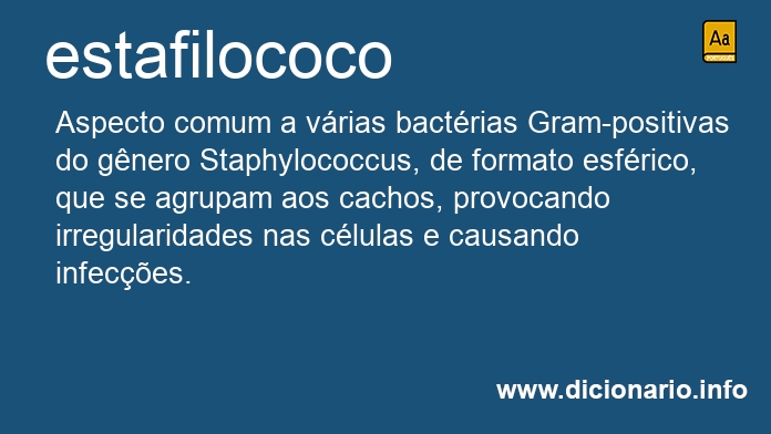 Significado de estafilococo