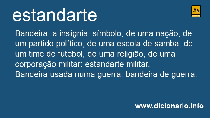 Significado de estandarte