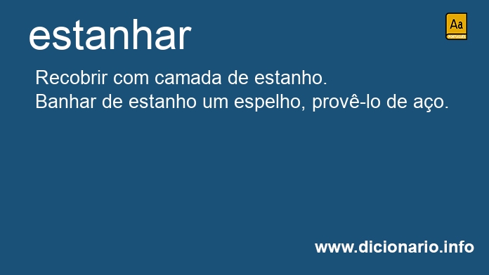 Significado de estanhas