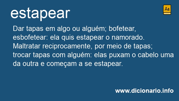 Significado de estapeai