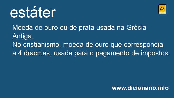 Significado de estter