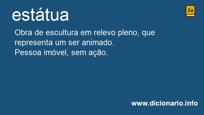 Significado de esttua