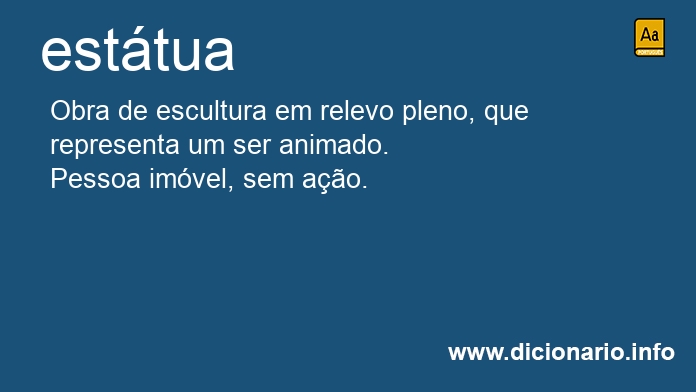 Significado de esttua