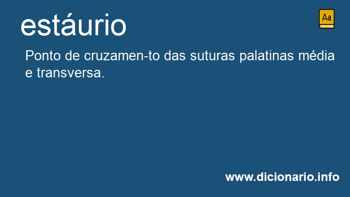 Significado de esturio