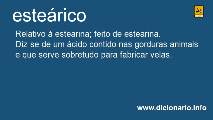 Significado de esterico