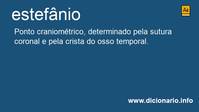 Significado de estefnio