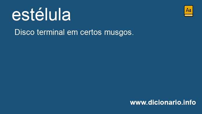 Significado de estlula