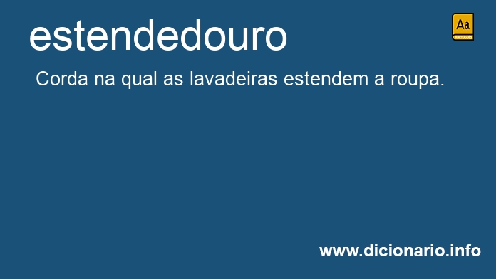 Significado de estendedouro