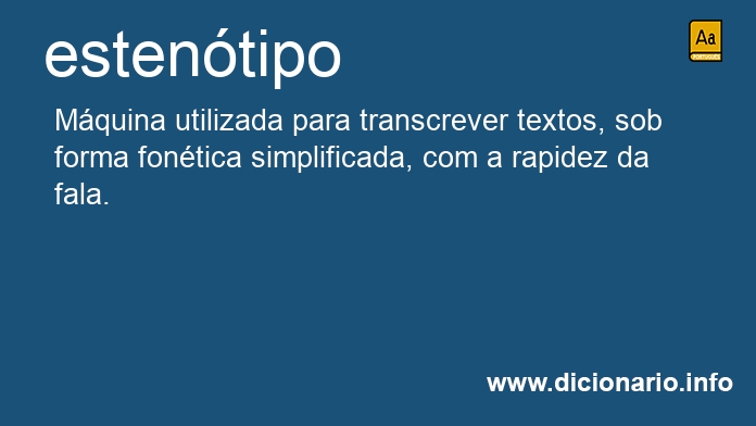 Significado de estentipo