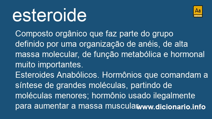 Significado de esteroide