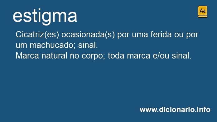 Significado de estigma