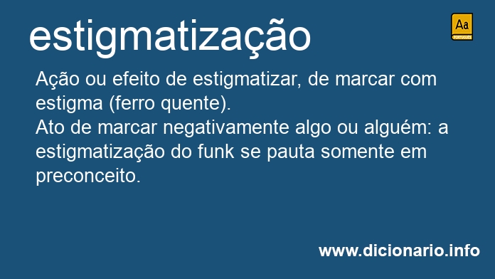 Significado de estigmatizaes