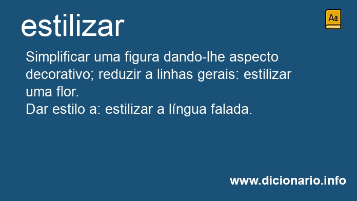 Significado de estilizado