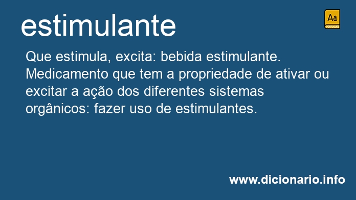 Significado de estimulantes