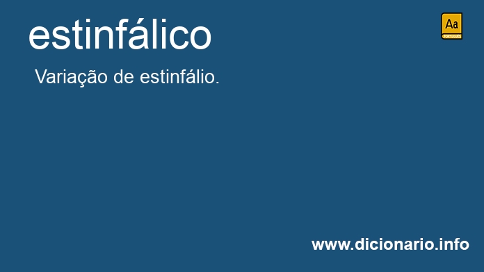 Significado de estinflico