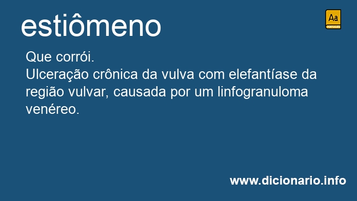 Significado de estimeno