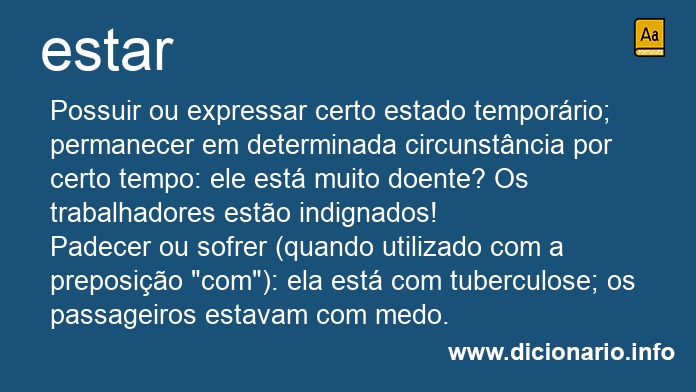 Significado de estiverem