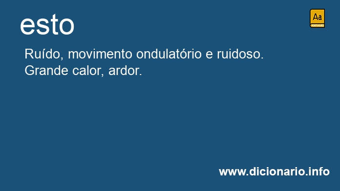 Significado de esto