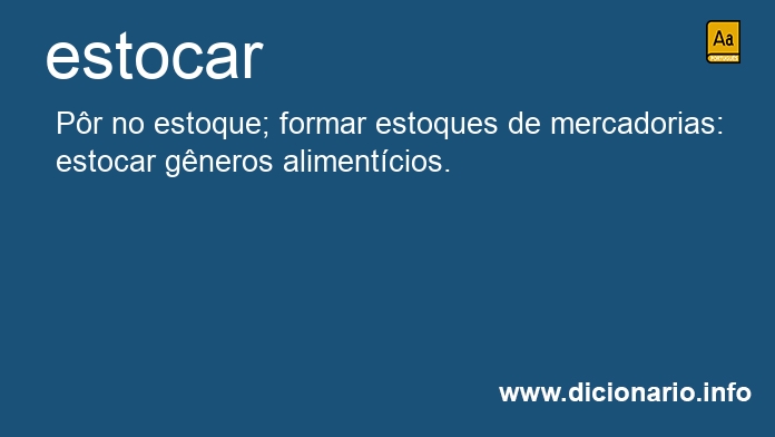Significado de estocveis