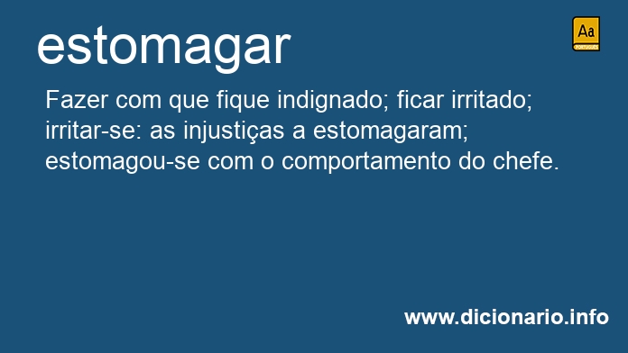 Significado de estomagar