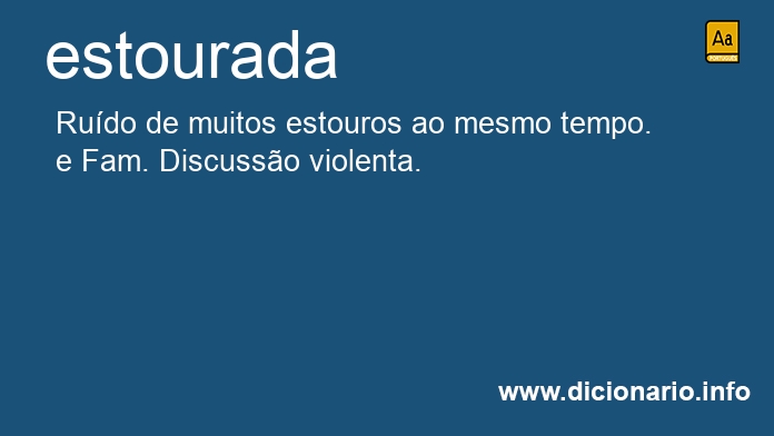 Significado de estourada